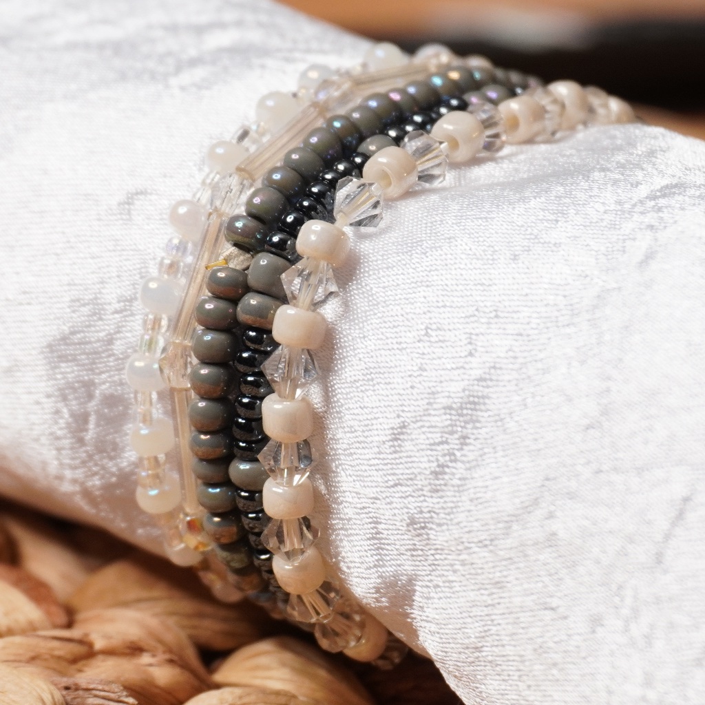 Beaded Bracelet Stack